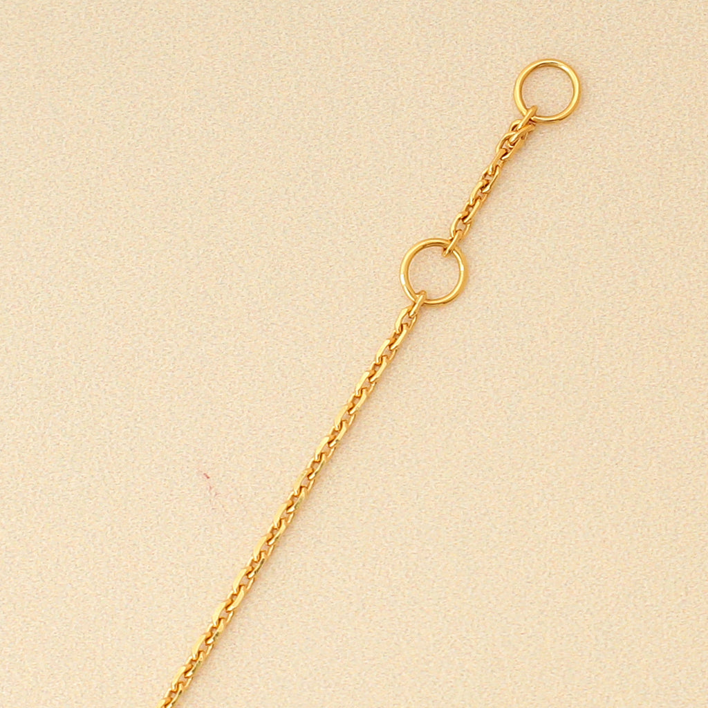 Cartier 18K Yellow Gold Amulette De Cartier XS MOP Diamond Bracelet