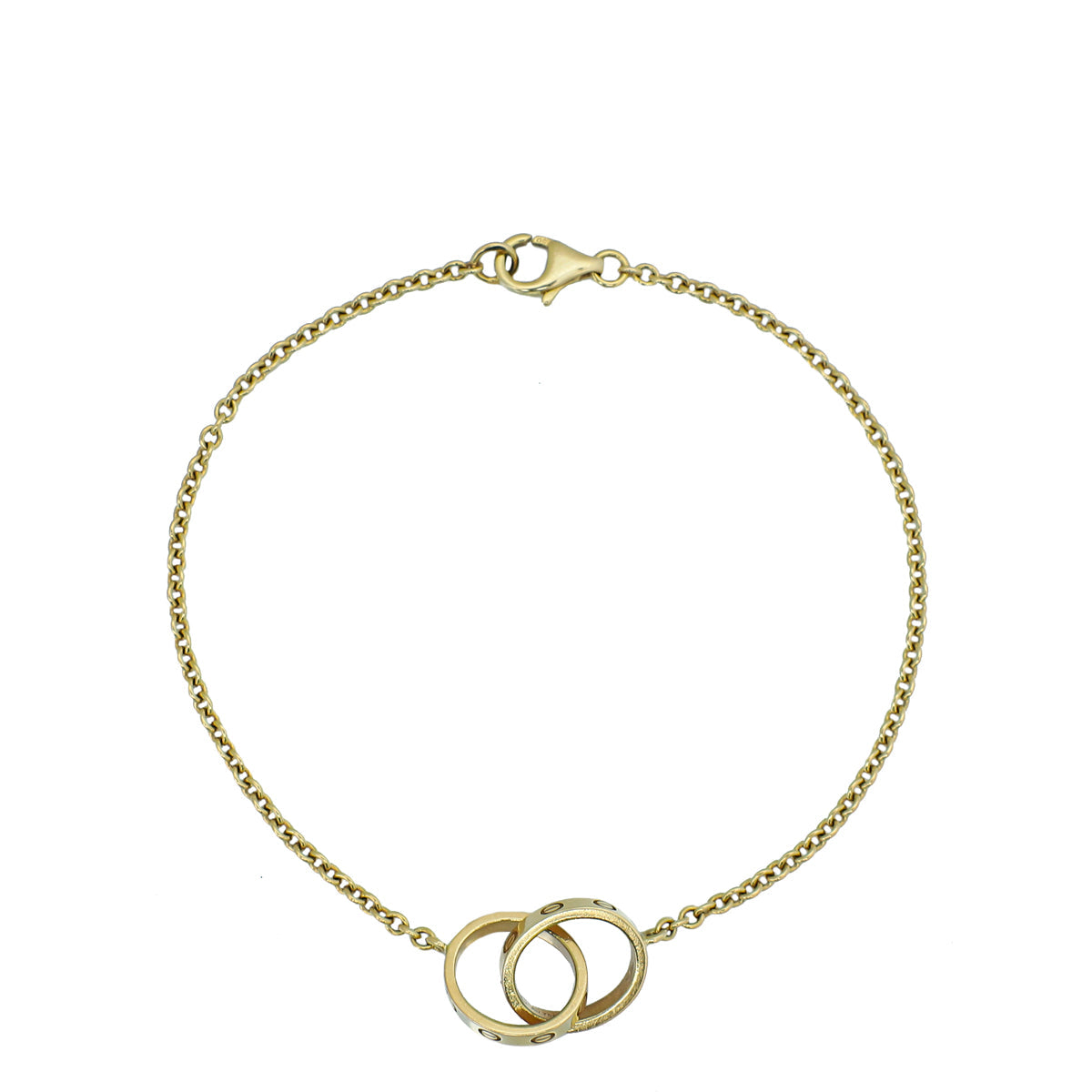 Cartier 18K Yellow Gold Love Hoops Bracelet