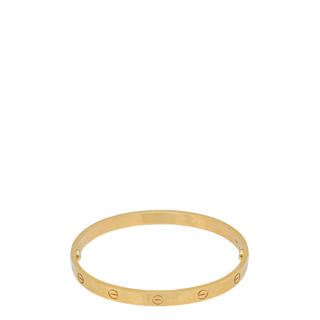 Cartier 18K Rose Gold Love Classic Bracelet 20