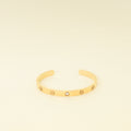 Cartier 18K Yellow Gold Love Cuff 1 Diamond Bracelet 18