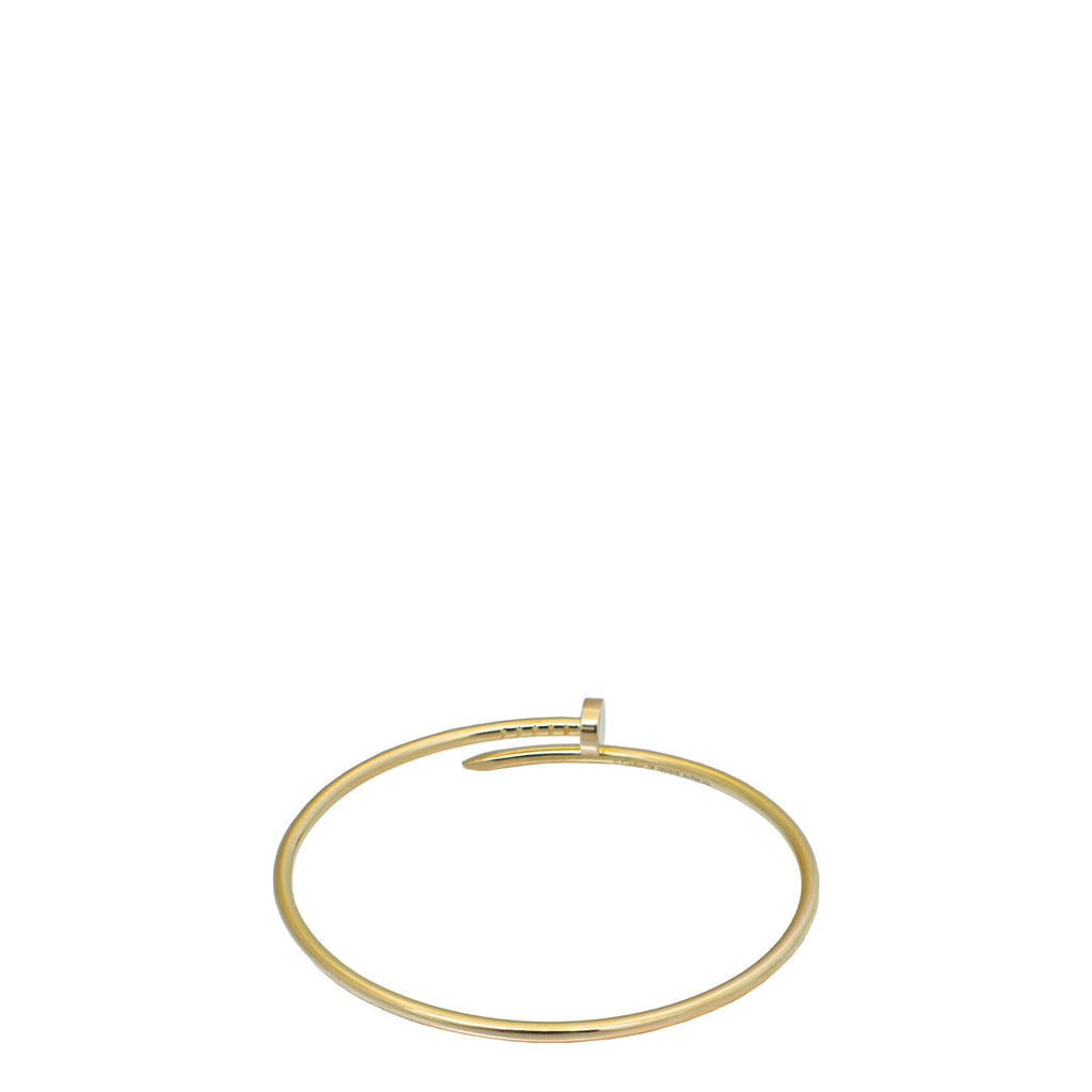 Cartier 18K Pink Gold Small Model Juste Un Clou Bracelet 18