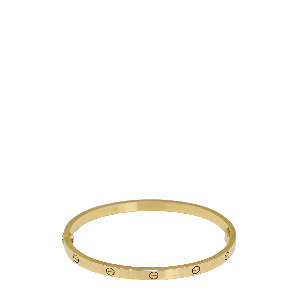 Cartier 18K Yellow Gold Love Small Model Bracelet 16