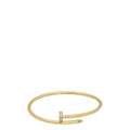 Cartier 18K Yellow Gold Diamond Juste Un Clou Small Bracelet 15