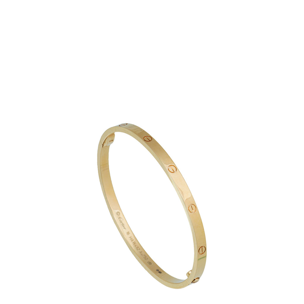 Cartier 18K Rose Gold Small Model Love Bracelet 16