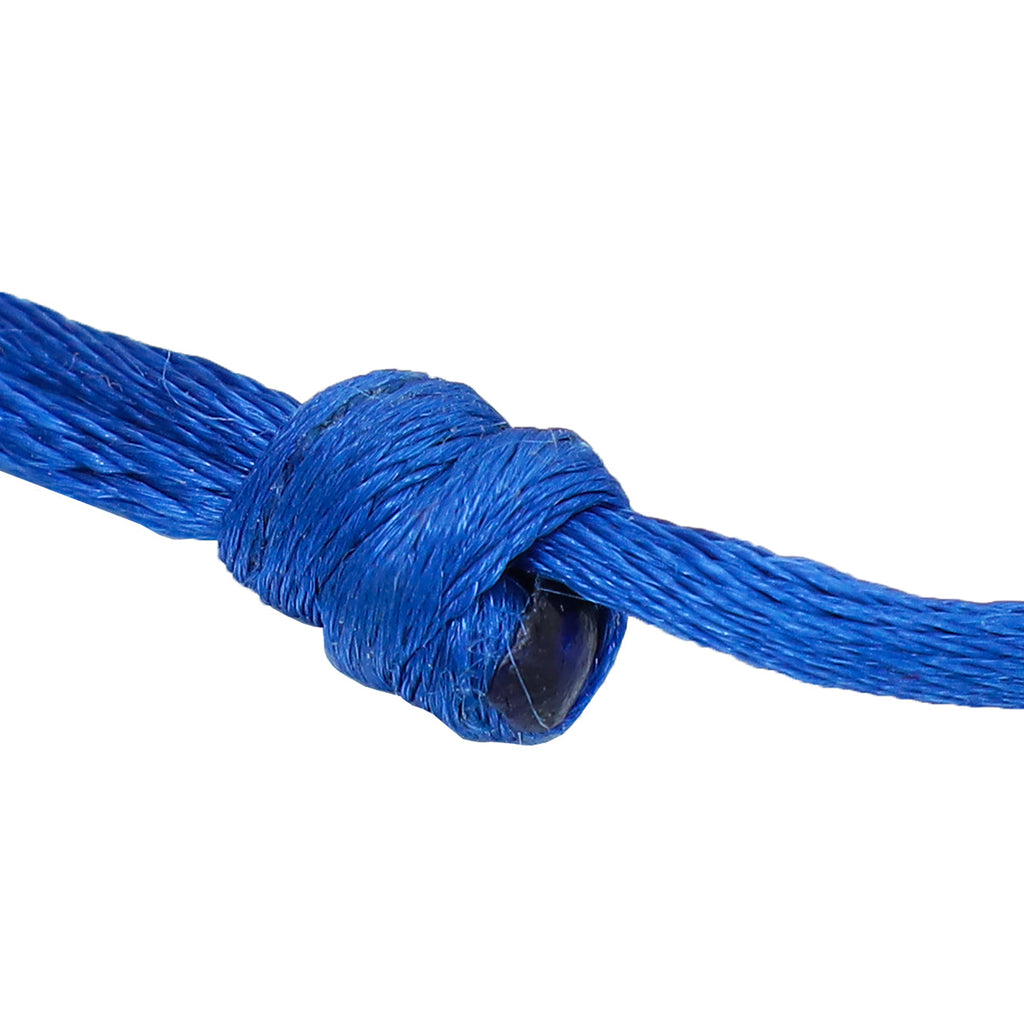 Cartier 18K Trinity Gold Blue Cord Bracelet