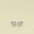 Cartier 18K White Gold Diamond Destinée Stud Earrings