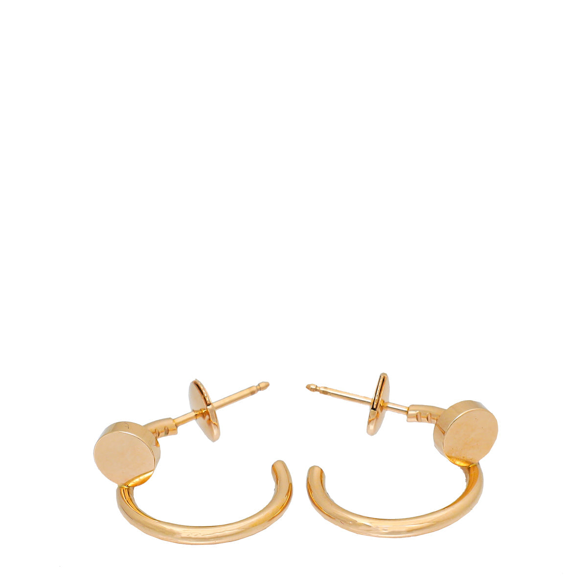 Cartier 18K Rose Gold Juste Un Clou Earrings