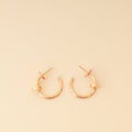 Cartier 18K Rose Gold Juste Un Clou Hoop Earrings, Small Model