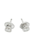 Cartier  18K White Gold Diamond Diamants Legers de Cartier Heart Motif Earrings