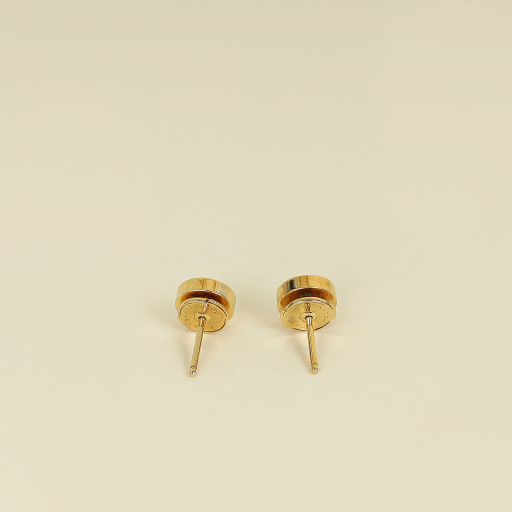 Cartier 18K Yellow Gold Love Stud Earrings