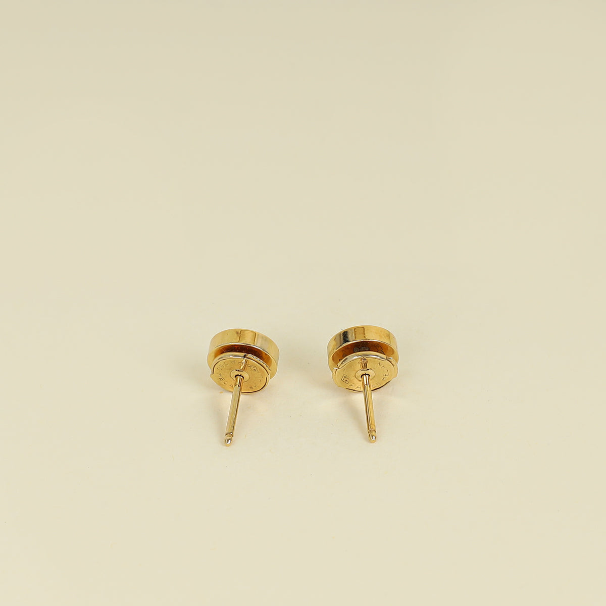 Cartier 18K Yellow Gold Love Stud Earrings