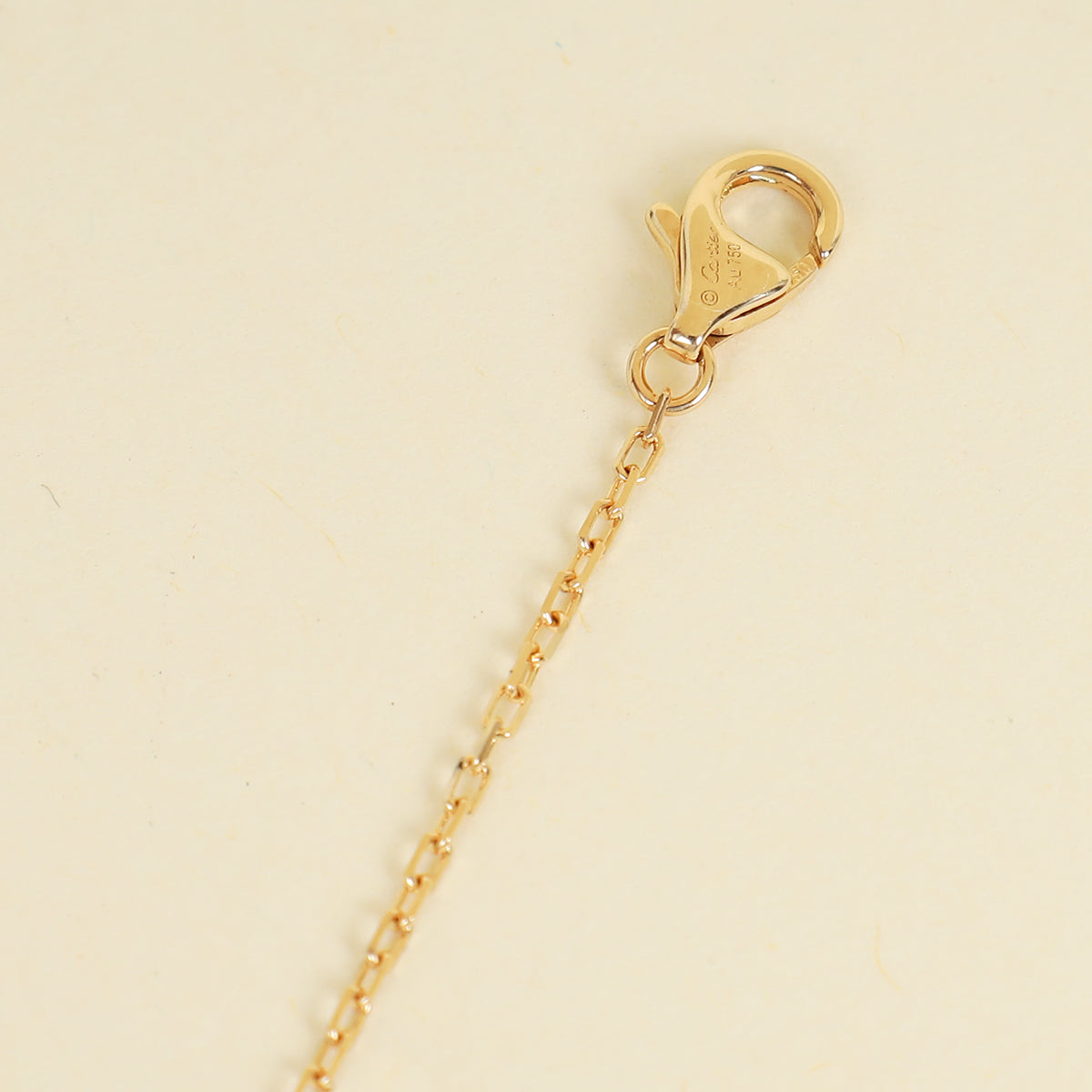 Cartier 18K Yellow Gold Diamond D'Amour Necklace Large Model
