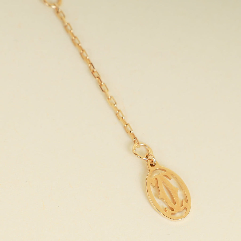Cartier 18K Yellow Gold Diamond D'Amour Necklace Large Model