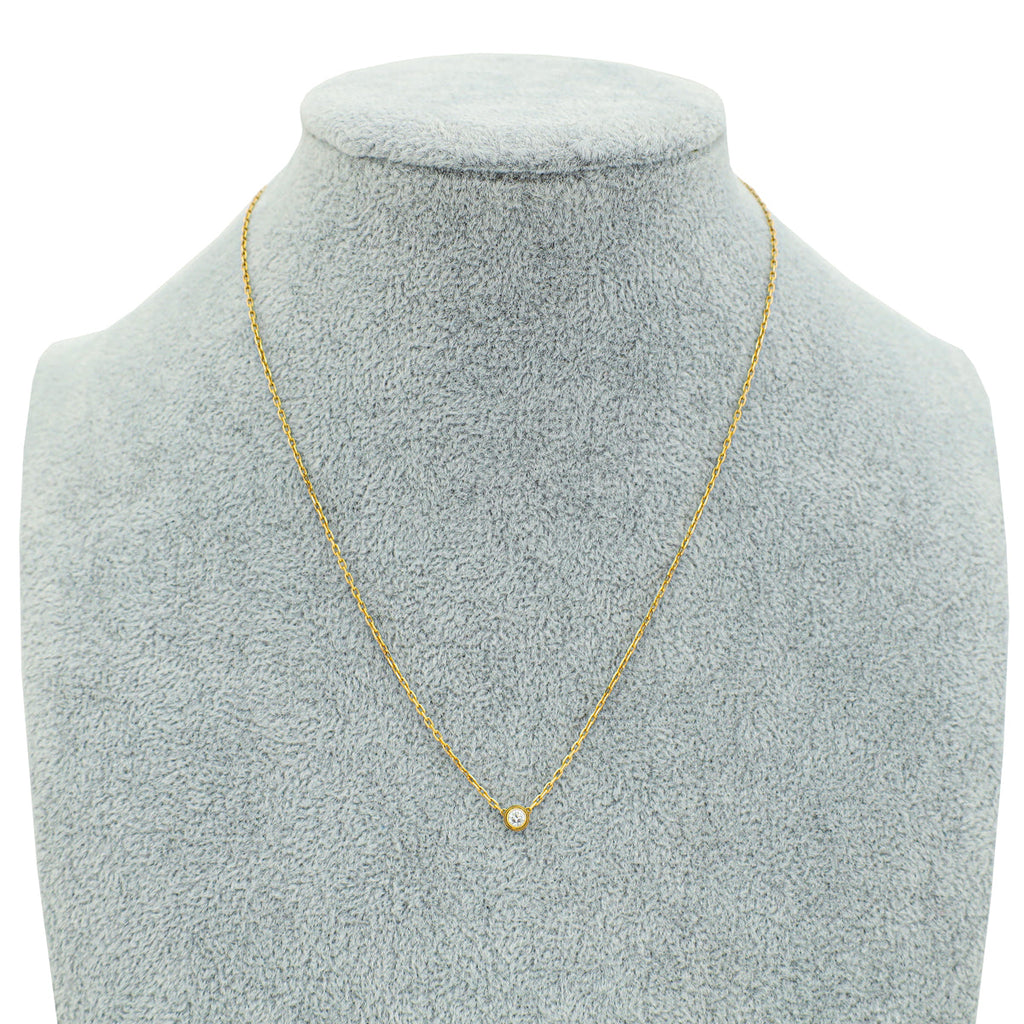Cartier 18K Yellow Gold Diamond D'Amour Small Model Necklace