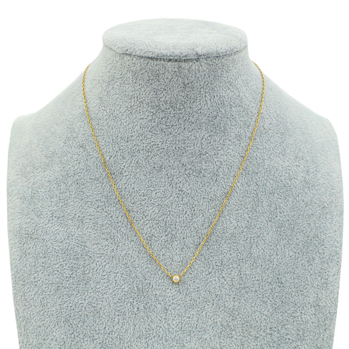 Cartier 18K Yellow Gold Diamond D'Amour Small Model Necklace