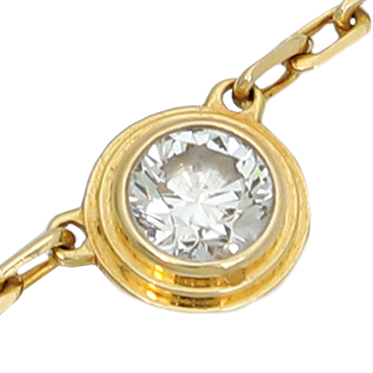 Cartier 18K Yellow Gold Diamond D'Amour Small Model Necklace