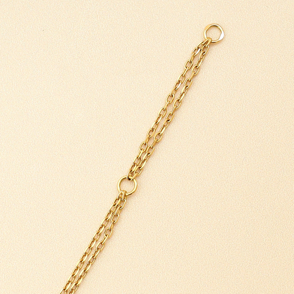 Cartier 18K Yellow Gold 2 Diamonds Love Pendant
