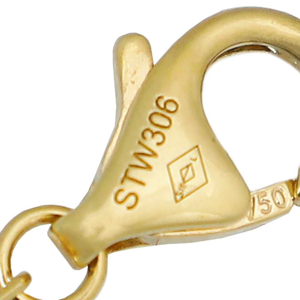 Cartier 18K Yellow Gold 14 Diamonds Necklace Juste Un Clou Pendant Necklace