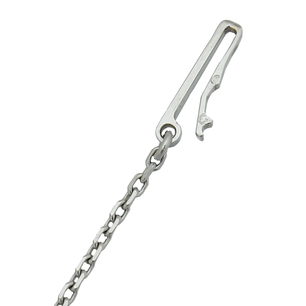 Cartier 18K White Gold Diamond 1895 Necklace