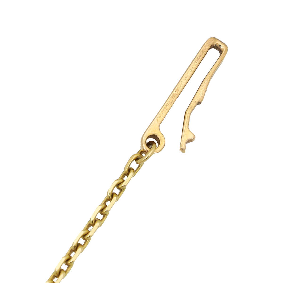 Cartier 18K Yellow Gold 1 Diamond 1875 Necklace