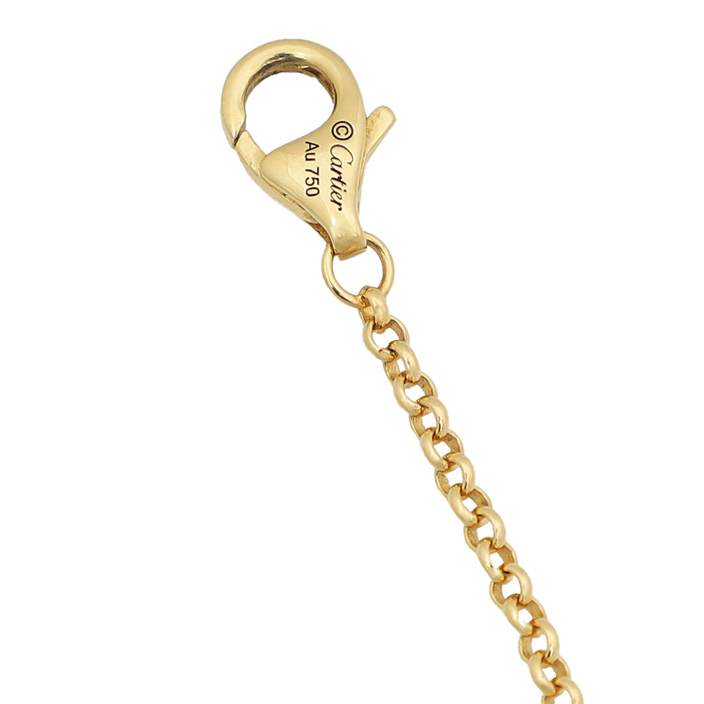 Cartier 18K Yellow Gold Panthère De Cartier Necklace