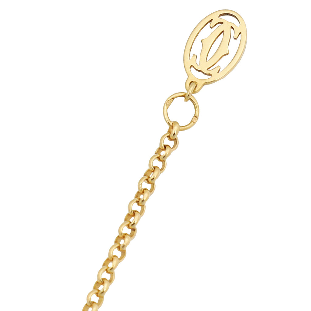 Cartier 18K Yellow Gold Panthère De Cartier Necklace