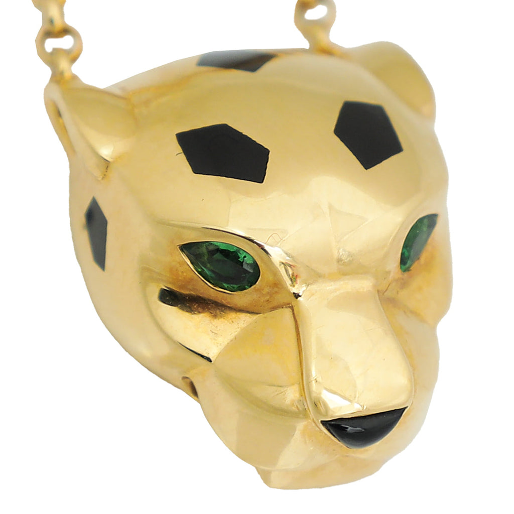 Cartier 18K Yellow Gold Panthère De Cartier Necklace