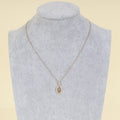 Cartier 18K Rose Gold Diamond Logo Double C Pendant Necklace
