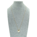 Cartier 18K Yellow Gold Diamond MOP Amulette de Cartier Small Model Necklace