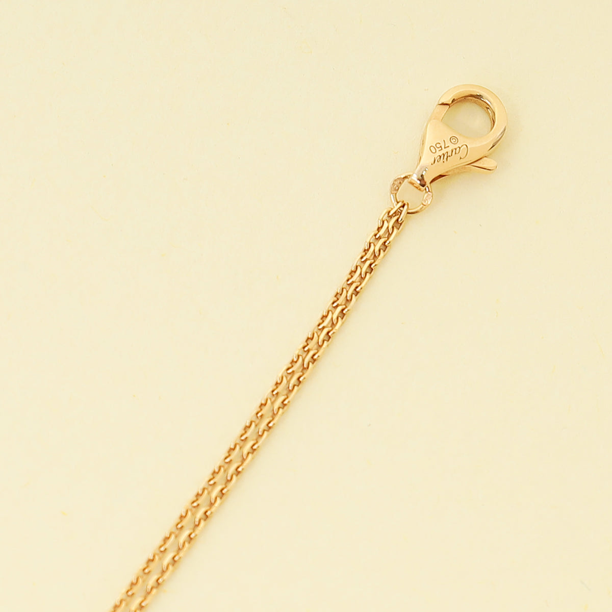 Cartier 18K Trinity Double Chain Necklace Mini Model