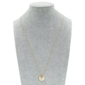 Cartier 18K Rose Gold Diamond MOP Amulette de Cartier Small Model Necklace