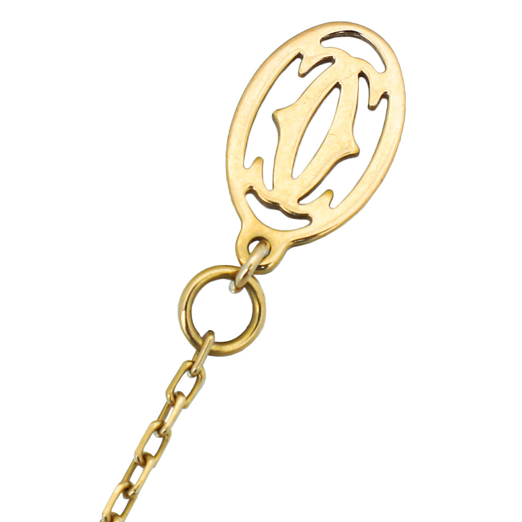 Cartier 18K Rose Gold Pink Sapphire D'Amour Necklace