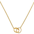Cartier 18K Yellow Gold Love Hoops Necklace