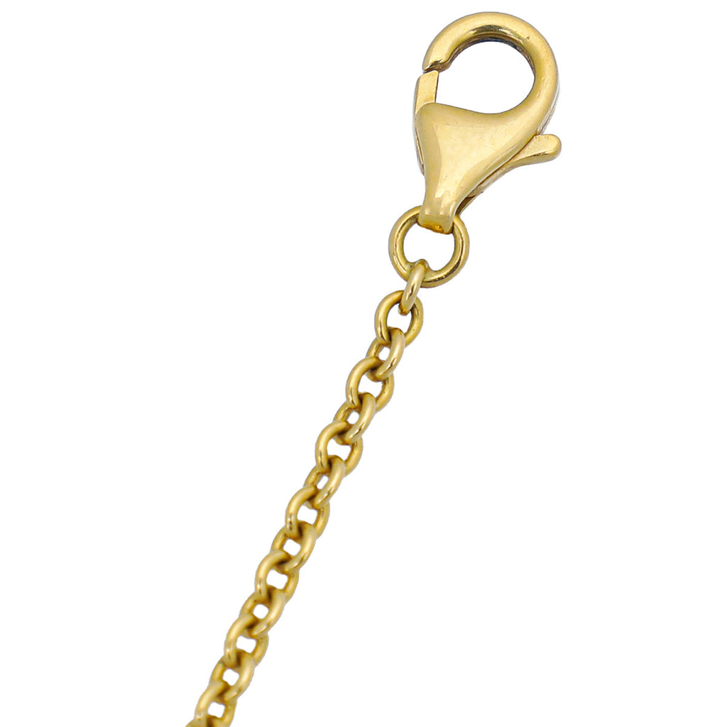 Cartier 18K Yellow Gold Love Hoops Necklace