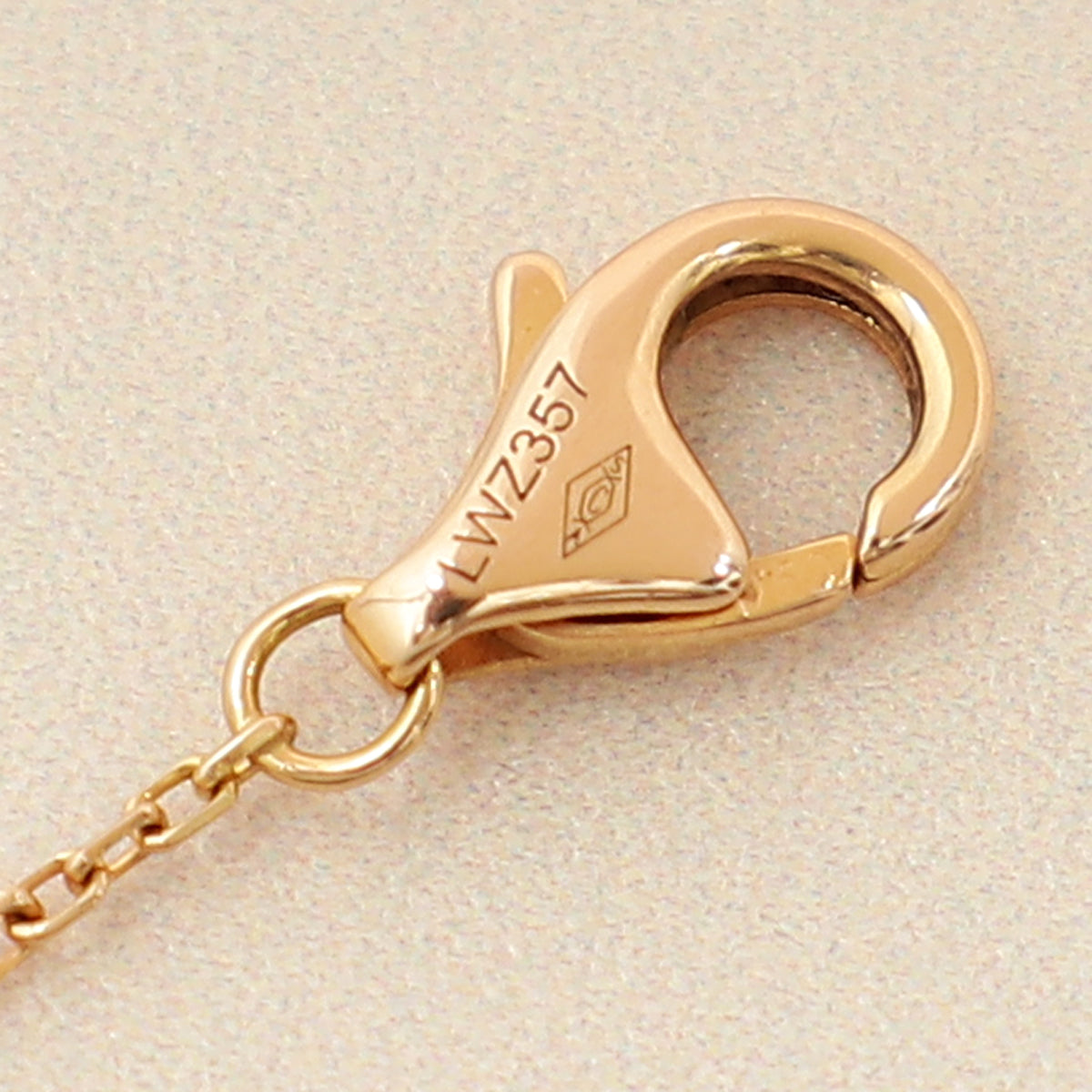 Cartier 18K Rose Gold Diamond Amulette De Cartier Onyx Pendant Necklace