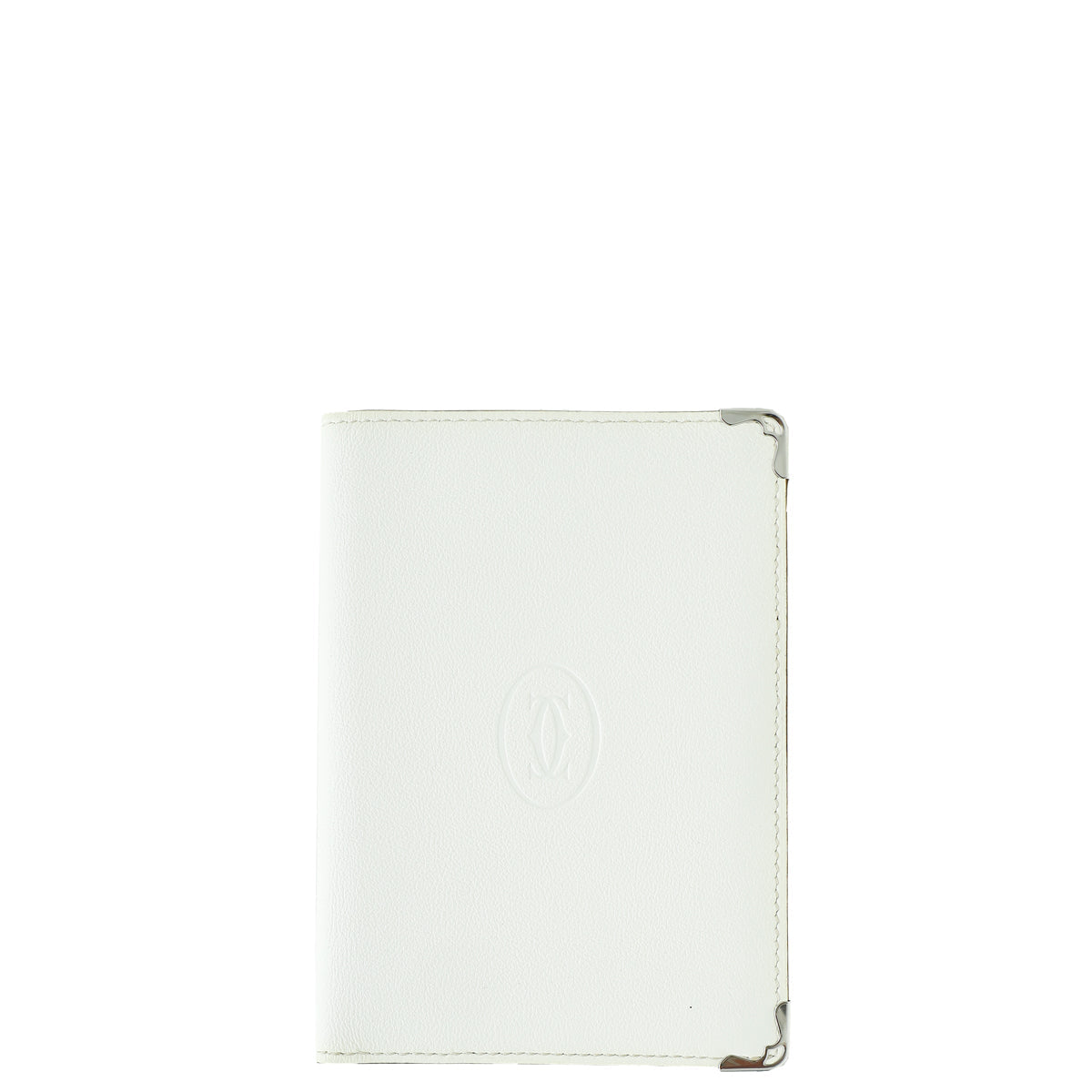 Cartier White Must De Cartier Passport Holder