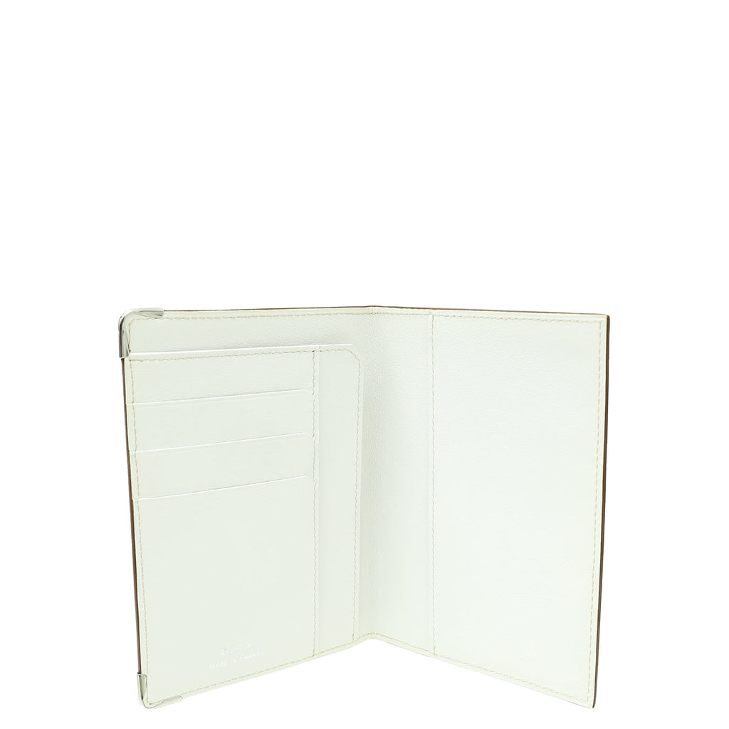 Cartier White Must De Cartier Passport Holder