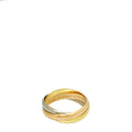 Cartier 18K Trinity Gold Small Model Ring 51