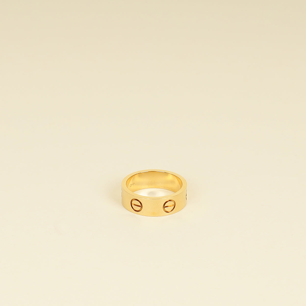 Cartier 18K Yellow Gold Love Classic Ring 49