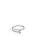 Cartier 18K White Gold Juste Un Clou Small Model Ring 55