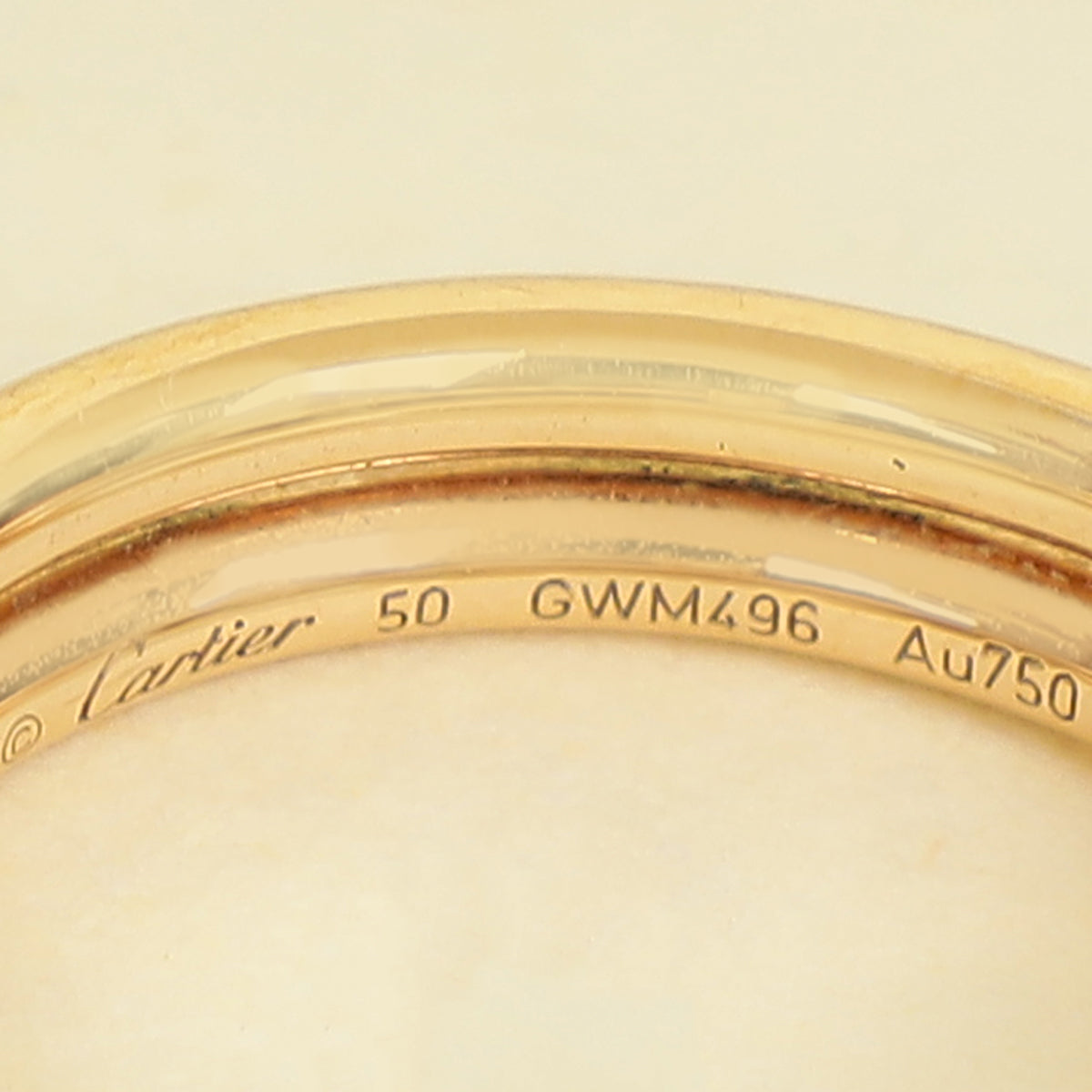 Cartier 18K Rose Gold Juste Un Clou Double Ring 50