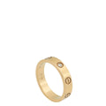 Cartier 18K Pink Gold 1 Diamond Love Wedding Ring 51