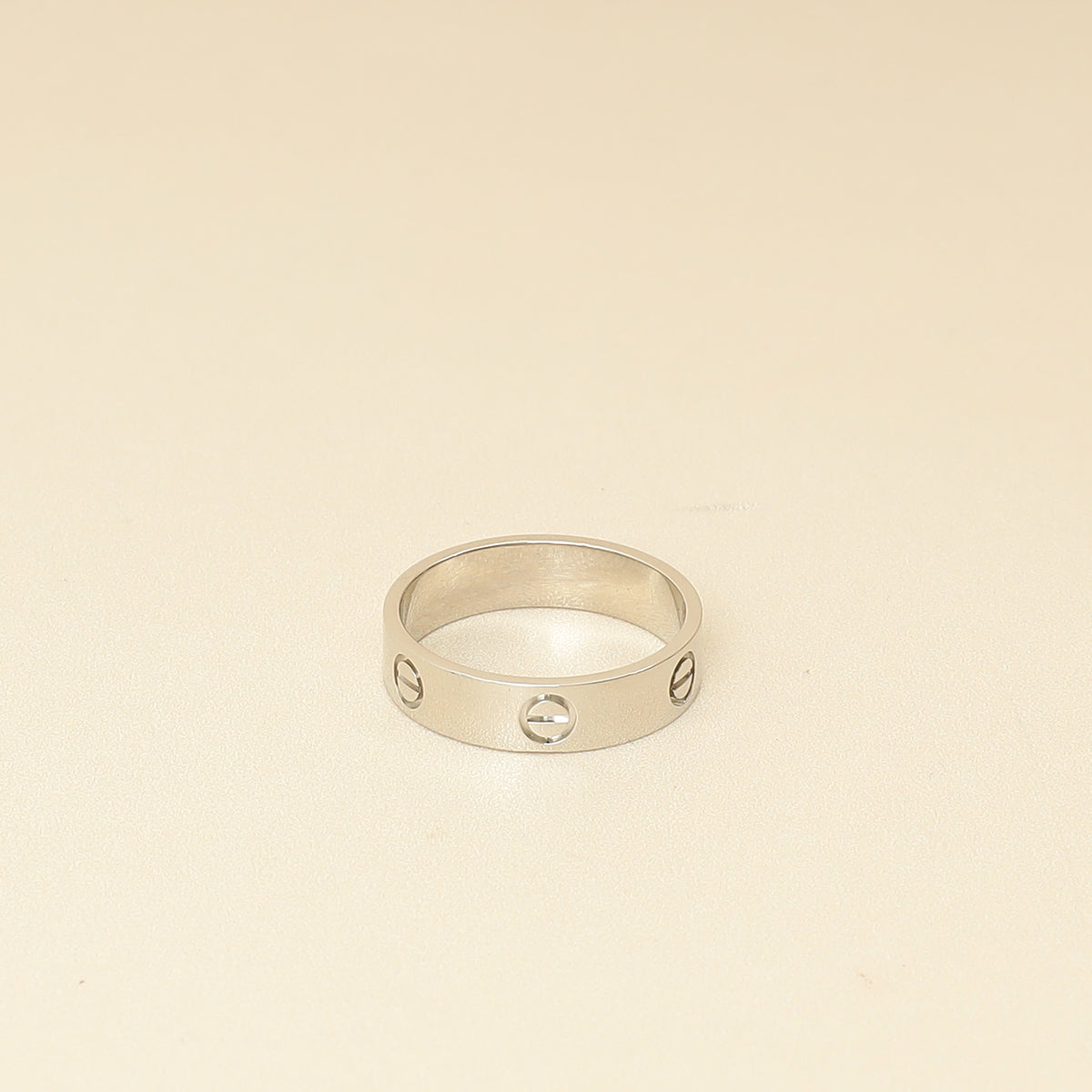 Cartier Platinum Classic Model Love 5.5mm Ring 63