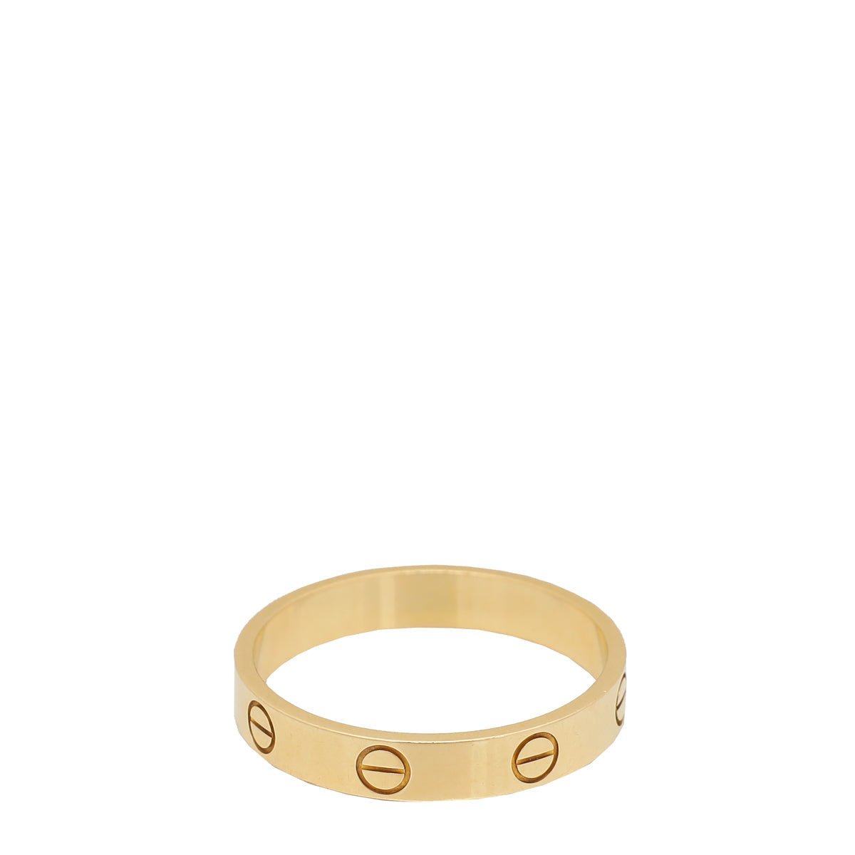 Cartier 18K Yellow Gold Love Small Model Ring 59