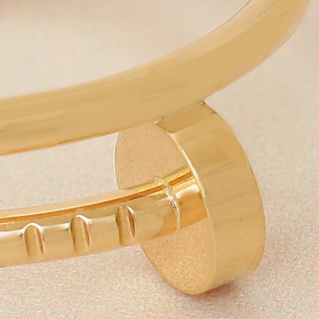 Cartier 18K Yellow Gold Juste Un Clou Small Model Ring 51