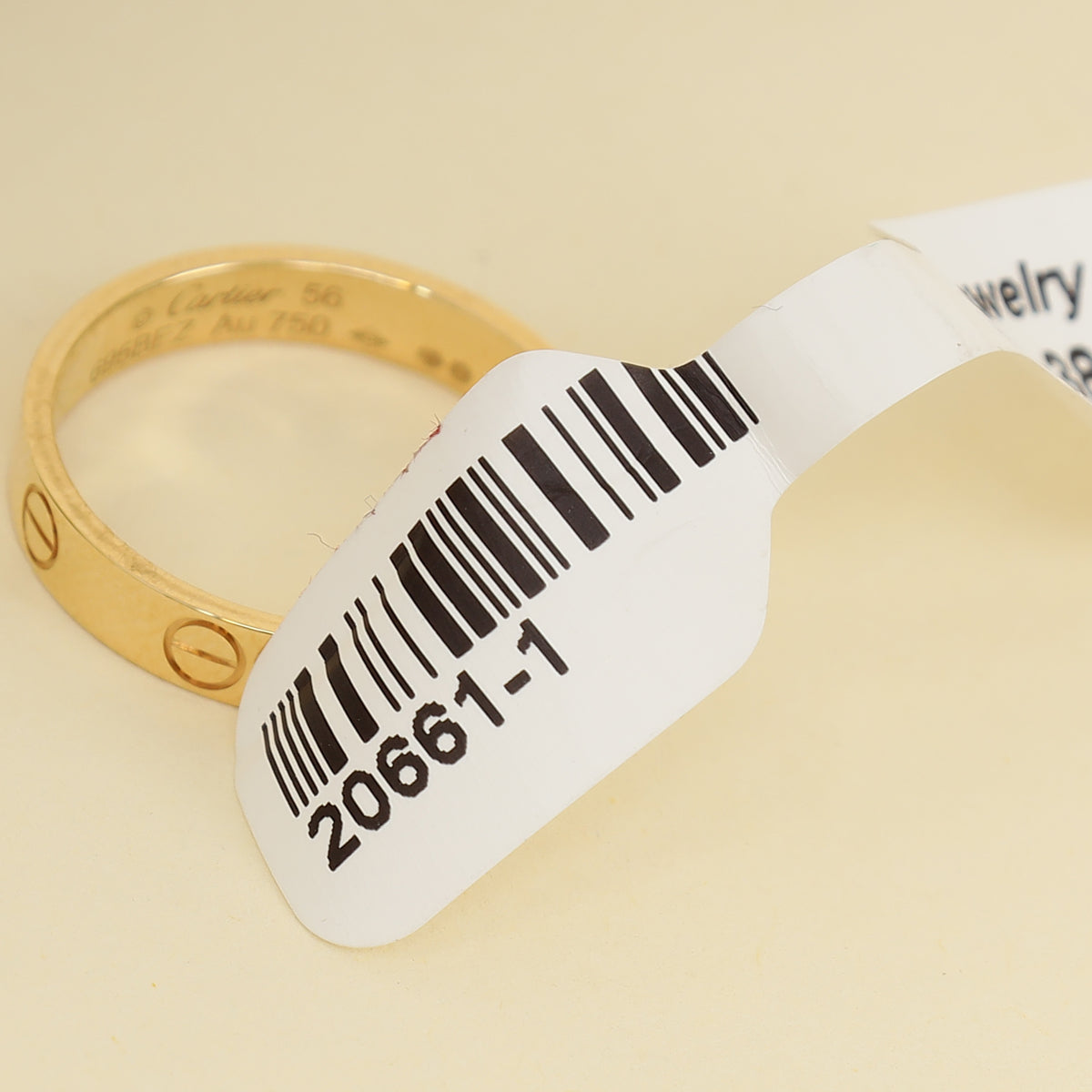 Cartier 18K Yellow Gold Small Model Love Wedding Band 3.6mm Ring 56