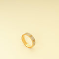 Cartier 18K Yellow Gold Love Pave Diamond Small Model Ring 57