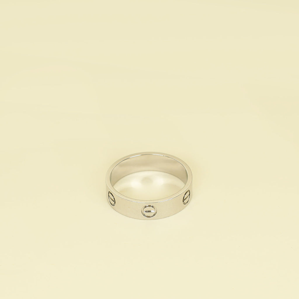Cartier Platinum Love Classic Model Ring 63