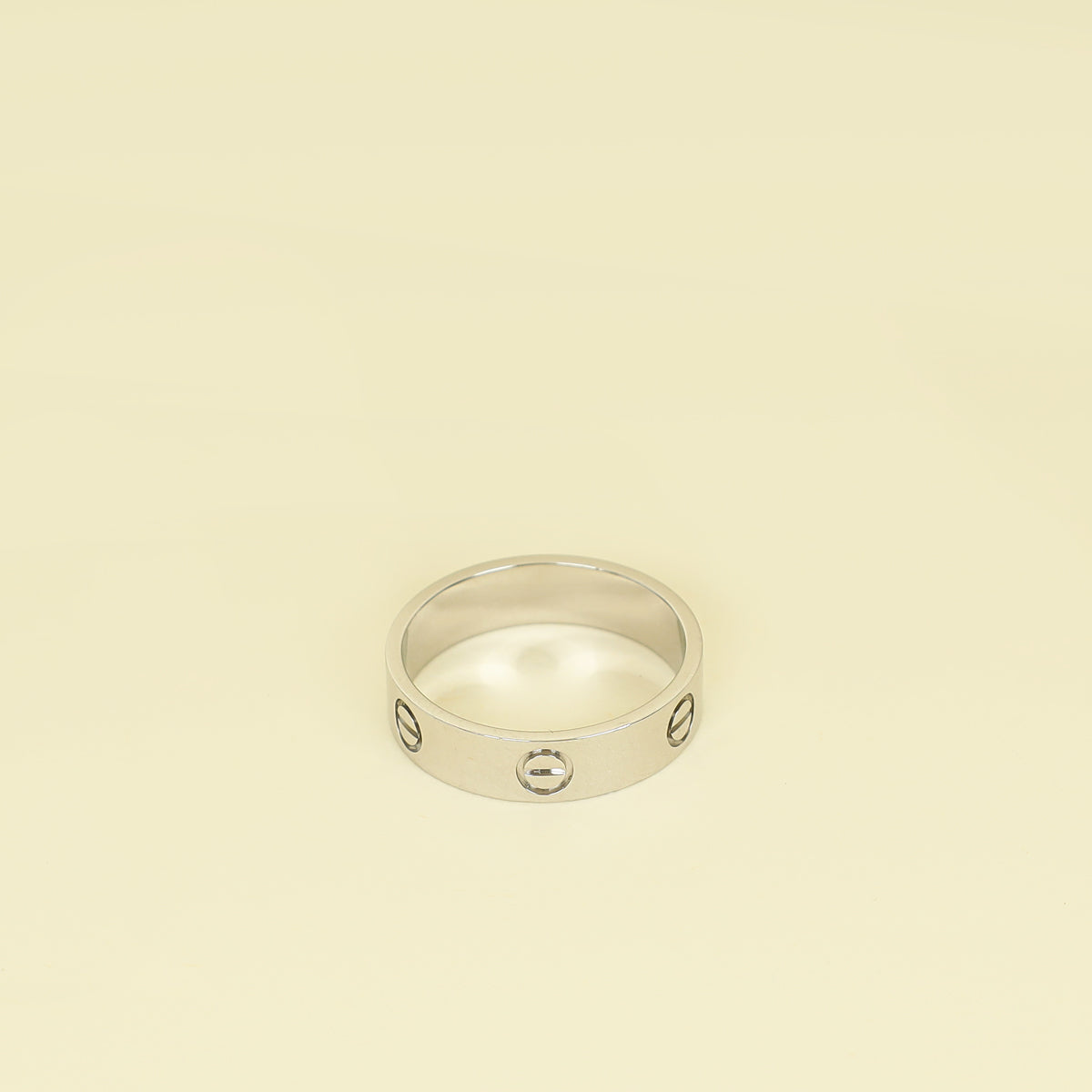 Cartier Platinum Love Classic Model Ring 63