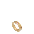 Cartier 18K Rose Gold Love 1 Pink Sapphire Ring 57